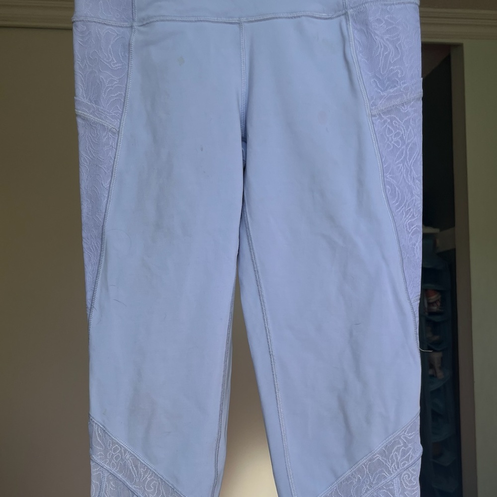 Ivivva / Lululemon Perriwinkle / purple / lavender Leggings | Girls Size 12